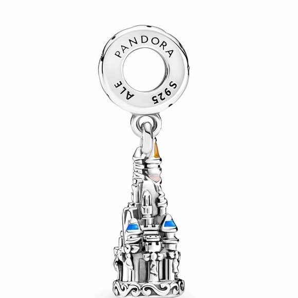 Disney Pandora Charm Walt Disney World 50th Anniversary Castle Silver Charm #36 - Picture 2 of 6